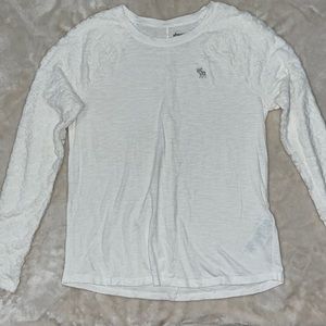 White abercrombie shirt 🤍
